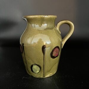 VINTAGE Nagoya Stoneware Midcentury National Silver Co. - small pitcher/creamer